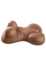 Load image into Gallery viewer, Pipedream Extreme Toyz Fuck Me Silly Sista Mega Masturbator - Pussy and Butt - Boobs - Brown/Chocolate
