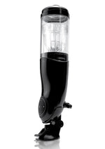 Load image into Gallery viewer, Pipedream Extreme Toyz Rechargeable Mega-Bator Ass Masturbator - Butt - Black/Clear
