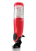 Load image into Gallery viewer, Pipedream Extreme Toyz Rechargeable Mega-Bator Mouth Masturbator - Mouth - Clear/Red
