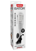 Load image into Gallery viewer, Pipedream Extreme Toyz Rechargeable Mega-Bator Pussy Masturbator - Pussy - Clear/White
