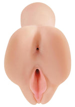 Load image into Gallery viewer, Pipedream Extreme Toyz Vibrating Freshman Fuckhole Masturbator - Pussy and Butt - Flesh/Vanilla
