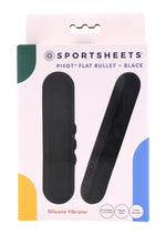 Load image into Gallery viewer, Pivot Flat Bullet Rechargeable Silicone Mini Vibe - Black
