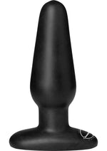 Load image into Gallery viewer, Platinum Premium Silicone - Dual Density Truskyn The Tru Anal Plug - Taper - Black