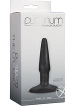 Load image into Gallery viewer, Platinum Premium Silicone - The Li'l End Anal Plug - Charcoal/Grey