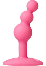 Load image into Gallery viewer, Platinum Premium Silicone - The Minis - Bubble - Small Anal Plug - Pink - Small