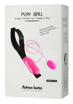 Load image into Gallery viewer, Play Ball Silicone Vibrating Egg - Black/Pink
