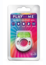 Load image into Gallery viewer, Play with Me Arouser Vibrating Cock Ring - Green

