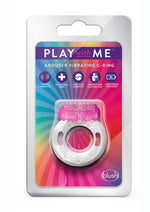 Load image into Gallery viewer, Play with Me Arouser Vibrating Cock Ring - Pink
