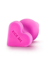 Load image into Gallery viewer, Play with Me Naughtier Candy Heart Ride Me Silicone Butt Plug
