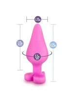 Load image into Gallery viewer, Play with Me Naughtier Candy Heart Ride Me Silicone Butt Plug
