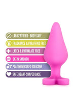 Load image into Gallery viewer, Play with Me Naughty Candy Heart Be Mine Silicone Butt Plug