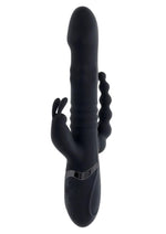 Load image into Gallery viewer, Playboy Big Bunny Energy Rechargeable Silicone Rabbit Vibrator - Black
