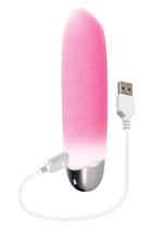 Load image into Gallery viewer, Playboy Bunnies On Parade Rechargeable Silicone Vibrator with Clitoral Stimulator
