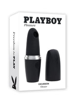 Load image into Gallery viewer, Playboy Excursion Rechargeable Silicone Clitoral Vibrator - Black
