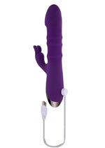 Load image into Gallery viewer, Playboy Hop to It Rechargeable Silicone Rabbit Vibrator
