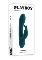 Load image into Gallery viewer, Playboy Lil Rabbit Rechargeable Silicone Vibrator - Teal
