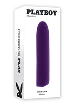 Load image into Gallery viewer, Playboy One and Only Rechargeable Silicone Bullet - Purple
