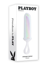 Load image into Gallery viewer, Playboy Orgasmic Fantasy Rechargeable Silicone Bullet - Purple/White
