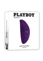 Load image into Gallery viewer, Playboy Our Little Secret Rechargeable Silicone Panty Vibe with Remote Control - Purple
