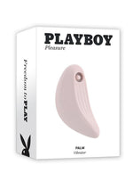 Load image into Gallery viewer, Playboy Palm Rechargeable Silicone Vibrator - White