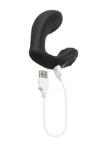 Load image into Gallery viewer, Playboy Play Time Rechargeable Silicone Dual Vibrator with Clitoral Stimulator
