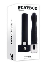 Load image into Gallery viewer, Playboy Pleasure Zone Rechargeable Silicone Light-Up Vibrator - Black
