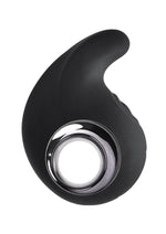 Load image into Gallery viewer, Playboy Ring My Bell Rechargeable Silicone Vibrating Tip - Black

