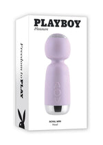 Load image into Gallery viewer, Playboy Royal Mini Rechargeable Silicone Massage Wand - Pink
