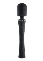 Load image into Gallery viewer, Playboy Royal Rechargeable Silicone Vibrating Massage Wand - Black
