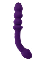 Load image into Gallery viewer, Playboy The Seeker Rechargeable Silicone Dual Vibrator - Purple
