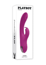 Load image into Gallery viewer, Playboy Thumper Rechargeable Silicone Rabbit Vibrator - Purple
