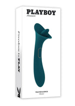 Load image into Gallery viewer, Playboy True Indulgence Rechargeable Silicone Vibrator - Teal