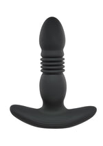 Load image into Gallery viewer, Playboy Trust The Thrust Rechargeable Silicone Thrusting Anal Plug with Remote Control - Black