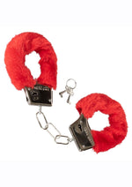 Load image into Gallery viewer, Playful Furry Cuffs - Red
