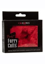 Load image into Gallery viewer, Playful Furry Cuffs - Red
