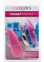 Load image into Gallery viewer, Pocket Exotics Snow Bunny Bullet - Pink - 4in
