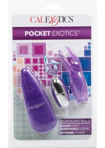 Load image into Gallery viewer, Pocket Exotics Snow Bunny Bullet - Purple - 4in
