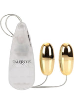 Load image into Gallery viewer, Pocket Exotics Vibrating Double Gold Bullets - Gold
