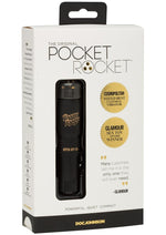Load image into Gallery viewer, Pocket Rocket Limited Edition Mini Massager Velvet Touch - Black