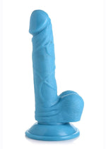 Load image into Gallery viewer, Pop Peckers Dildo with Balls - Blue - 6.5in
