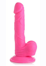 Load image into Gallery viewer, Pop Peckers Dildo with Balls - Pink - 6.5in
