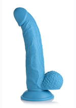 Load image into Gallery viewer, Pop Peckers Dildo with Balls - Blue - 7.5in
