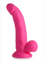 Load image into Gallery viewer, Pop Peckers Dildo with Balls - Pink - 7.5in

