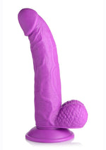 Load image into Gallery viewer, Pop Peckers Dildo with Balls - Purple - 7.5in
