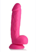 Load image into Gallery viewer, Pop Peckers Dildo with Balls - Pink - 8.25in
