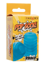 Load image into Gallery viewer, Pop Sock Ribbed Stroker - Blue
