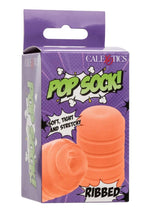 Load image into Gallery viewer, Pop Sock Ribbed Stroker - Orange
