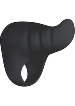 Load image into Gallery viewer, Power Couple Rechargeable Silicone G-Spot Vibrator with Clitoral Stimulator and Finger Ring
