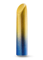 Load image into Gallery viewer, Power Of Love Ukraine Rechargeable Vibrator - Blue/Gold
