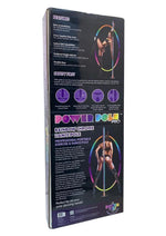 Load image into Gallery viewer, Power Pole Pro Professional Portable Exercise and Dance Spinning Pole Extends Up
